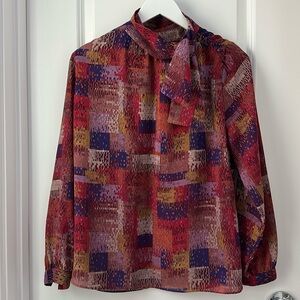 Printed Long Sleeve Top